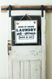 Laundry Self-Service Sign