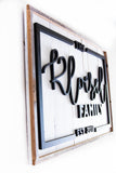 EMAIL TO ORDER: Custom Farmhouse Family Name Sign