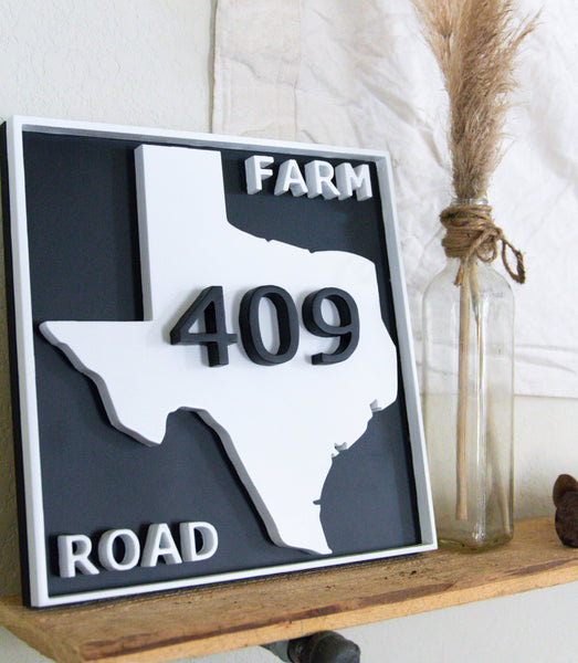 EMAIL TO ORDER: Custom Farm Road Sign