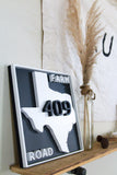 EMAIL TO ORDER: Custom Farm Road Sign