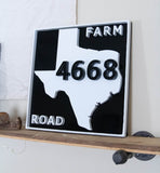 EMAIL TO ORDER: Custom Farm Road Sign