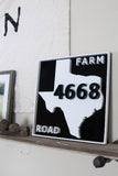 EMAIL TO ORDER: Custom Farm Road Sign