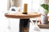 Wine Glass + Bottle Caddy