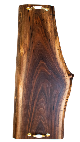 Live-Edge Walnut Slab Tray