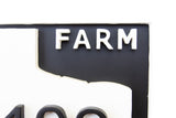 EMAIL TO ORDER: Custom Farm Road Sign