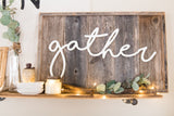 EMAIL TO ORDER: Gather Sign